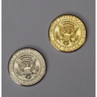 半美元金银双面币（双反面） Double Tails Half Dollar (Gold & Silver)