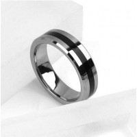 刘谦-新潮烤漆磁戒王(黑色中号) Magnetic Engraved PK Ring -19mm(Black,Deluxe)