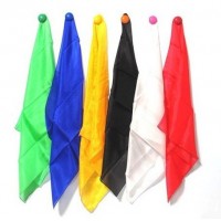 魔术师专用绸巾(红,白,黄,蓝,绿,黑色可选尺寸:90*90厘米) Silk (Red 90*90cm)