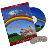 彩虹硬币 Rainbow Coins (With DVD) by Alex Lourido - Trick