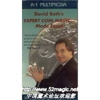 容易的专业硬币魔术(3碟装) David Roth Expert Coin Magic Made Easy (3 Vol. set) - DVD