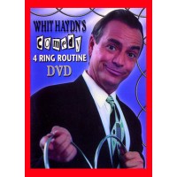 喜剧色彩的四连环玩法 Comedy 4 Ring Linking Ring Routine Whit Haydn, DVD