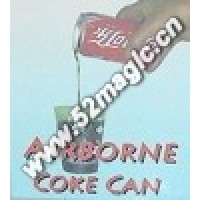 雪碧罐倒水悬杯 万用漂浮杯 Airborne Coke Can