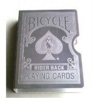 加厚版专业护牌夹(银色不锈钢单车版本) 不锈钢单车牌夹(天使银) Bicycle Card Guard - Silver