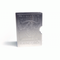 加厚版白金老虎牌夹(银色不锈钢版本) Tiger Bicycle Card Guard - Silvery