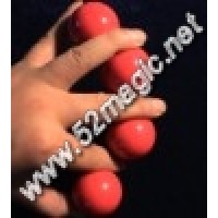 专业版橡胶制一球变四(红色大号) Multiplying Balls - Red (Large) 