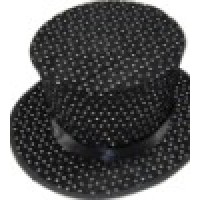 新款黑色亮片魔术礼帽