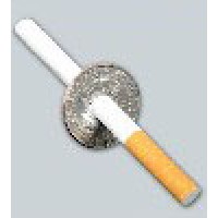 香烟穿币(美Half Dolla金真币版) Cigarette thru Half Dollar