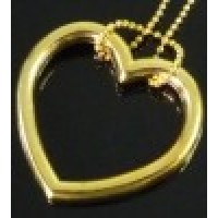 心形明日环(金色) Ring & Chain - Heart Shape (Gold)