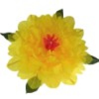 超逼真极品闪现牡丹花特大号(黄色80厘米) Peony Production (Yellow) -80cm