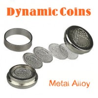 金钱飞渡 钱币移位 Nickles to Dimes Dynamic Coins Metal Alloy (MY 20 Cent)