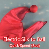 电动版快速丝巾变球(红色) Electric Silk to Ball - Quick Speed (Red)