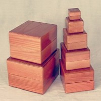 七重木盒(Nest of Boxes - Wooden)