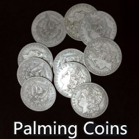 超薄掌中硬币(摩根币版本,10个装/套) Palming Coins (Morgan Version,10 Pieces)