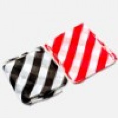 单条斜条斑马长条丝巾(红白,黑白)2.5米 Production Streamer Zebra (2.5m)