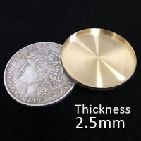 扩张式铜制摩根币壳(2.5mm厚) Expanded Shell Super Morgan Dollar (Brass)