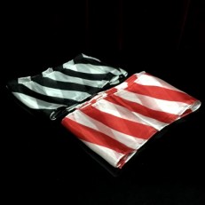 单条斜条斑马长条丝巾(红白,黑白)5米 Production Streamer Zebra (5 meters)