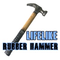 橡胶锤子2.0版(超逼真橡胶羊角锤) Lifelike Rubber Hammer