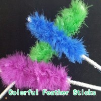 变色羽毛棒(中号) Colorful Feather Sticks (Medium)