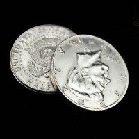 刘谦春晚磁性蝴蝶币(美金国内高仿版) Magnetic Flipper Coin (Half Dollar)