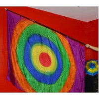 闪电出豪华大杆旗 空手出大旗(真丝面料) RainBow Silk Production (1.6m*1.4m)