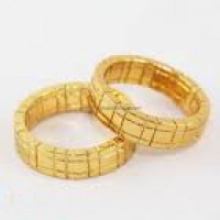 刘谦的巧连戒指+CYRIL的戒指穿手指二合一道具(金色) 戒指穿戒指(金) Himber Ring (Gold)