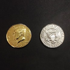 半美元金银双面币 Half Dollar (Half Gold, Half Silver)
