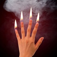 指头火 指尖火 Flames at Fingertips, Set of 4